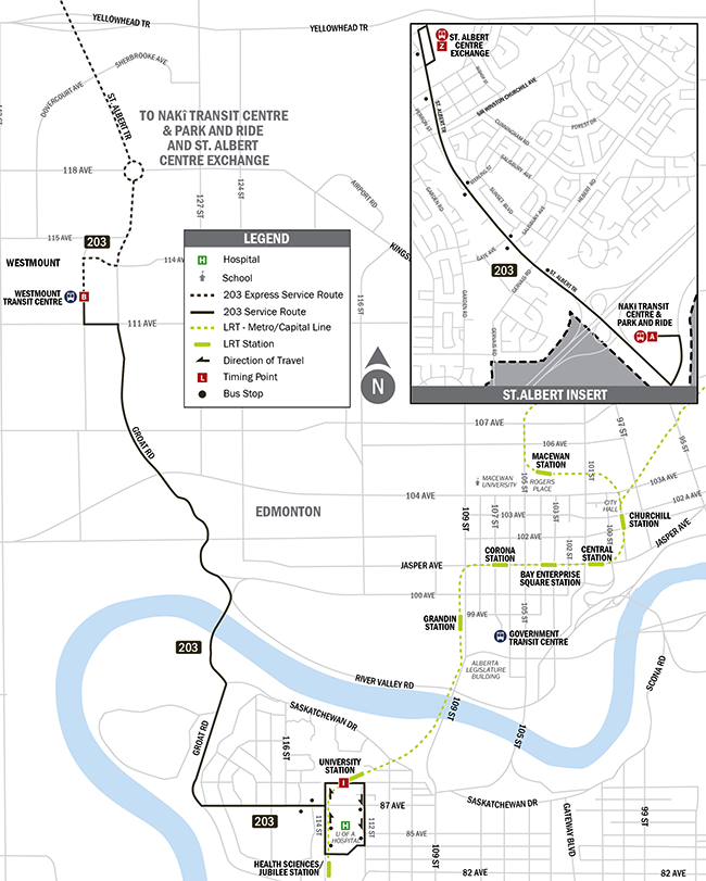 Route 203 Map
