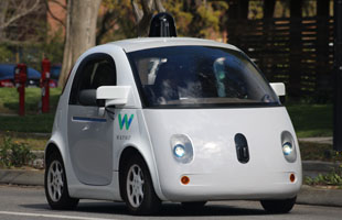 An automated driving car