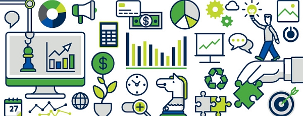 Icons representing different types of performance data types