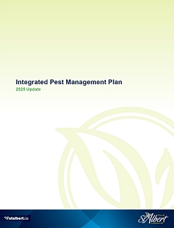 Cover page of the Integrated Pest Management Plan