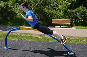 lower back exercise ending position