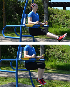 Leg raise end.