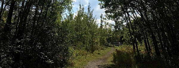River lot 56 entrance sign.