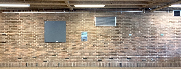 The Donor Recognition Brick Wall located in St. Albert Place