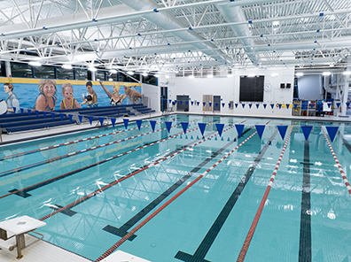 Photo of the competition pool