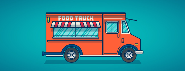 Generic Food Truck Illustration