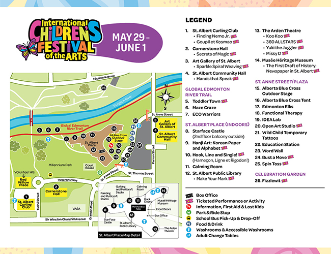 Children's Festival Map - 2026