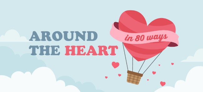 Illustration of Around the Heart Show Logo
