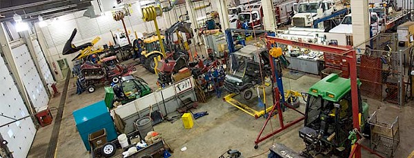 Inside Jack Kraft facility building