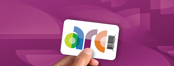 ARC Card with logo on it