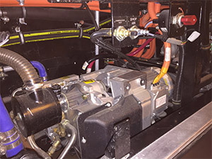 Photo of an Engine Compartment on an electric bus