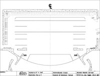 Technical Drawing of Arden Drape Layout