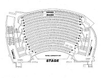 Arden Theatre seating map