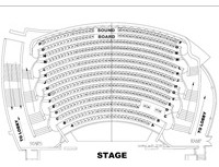 Technical Drawing of Arden Seating Plan