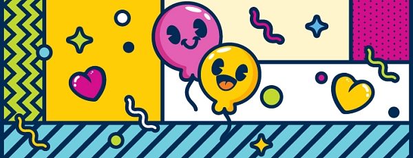 Image of colorful, fun icons