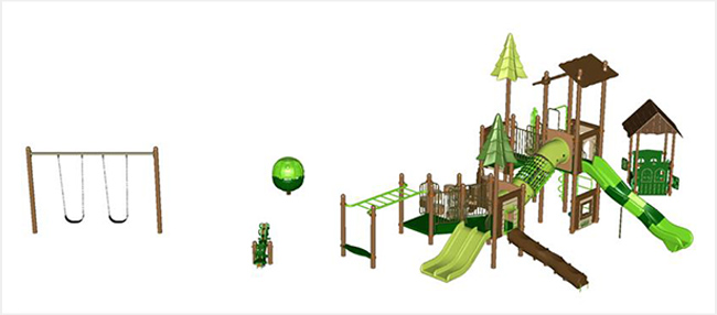 Windermere Playground Replacement Rendering