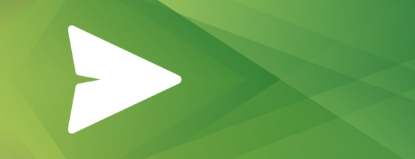 An icon showing a paper airplane flying forwards