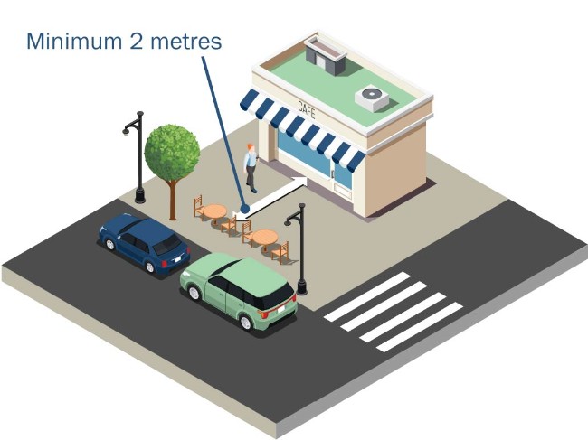 Curbside Patio illustration