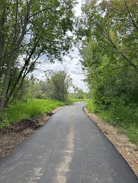 image of red willow path