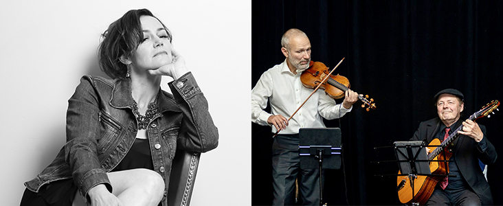 John Calverley Duo and Tina Hartt Arden Plaza Series event banner