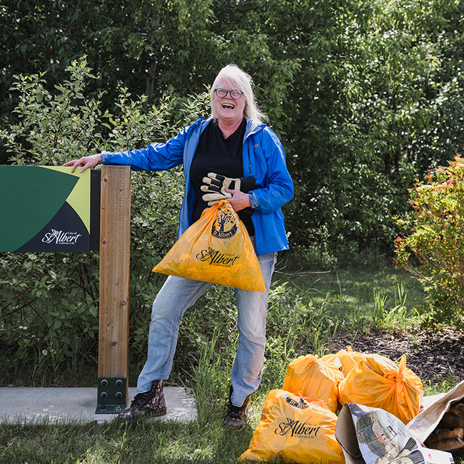 Dale Ford, a St. Albert resident who has been volunteering with Partners and Parks since 2019