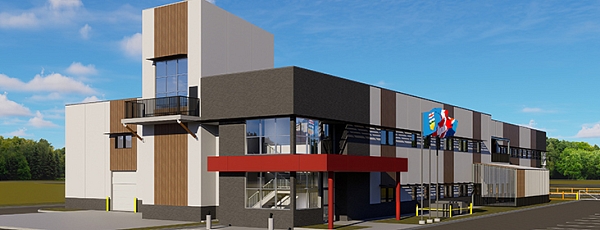 Rendering of Fire Station No.4